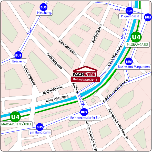 Kontaktkarte der Korbflechterei Fachwerk
